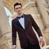 Tuxedo Nâu Nhung Tăm | TXD-009