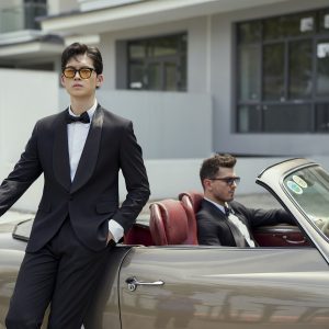 AV-005 Tuxedo Đen Ve Sam